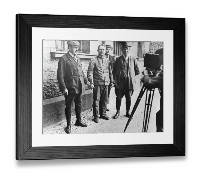 Framed Print : Haarman Handcuffed To Police Framed Print : Haarman Handcuffed To Police
