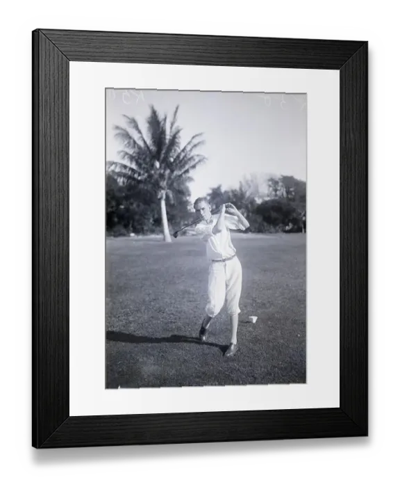 Framed Print : David Humphreys Swinging Golf Club Framed Print : David Humphreys Swinging Golf Club