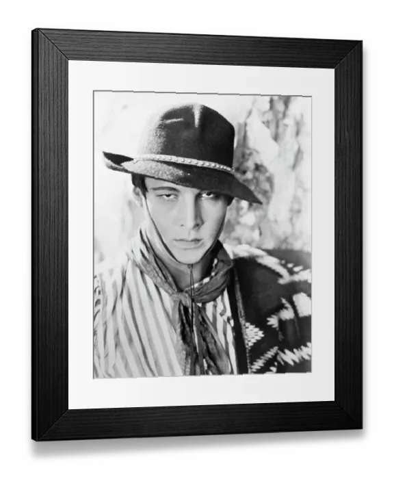 Framed Print : Actor Rudolph Valentino Framed Print : Actor Rudolph Valentino