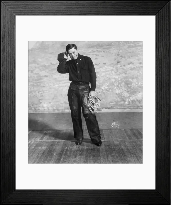 Framed Print : Will Rogers in 1924 Framed Print : Will Rogers in 1924