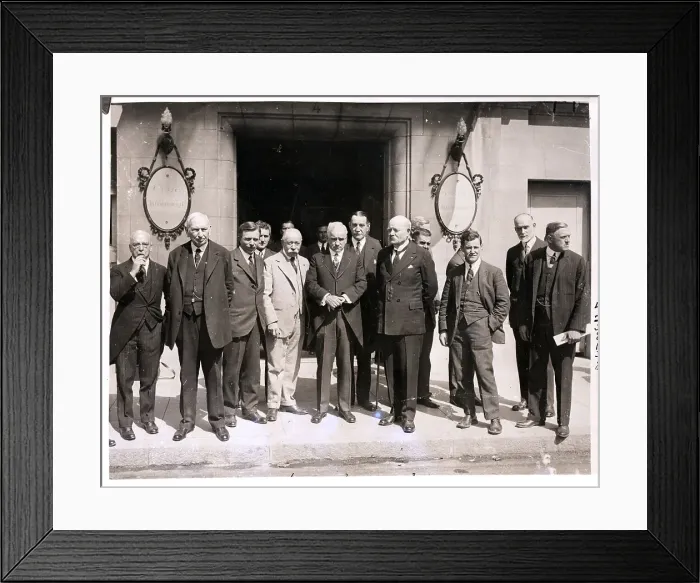 Framed Print : American Observers at League of Nations Framed Print : American Observers at League of Nations