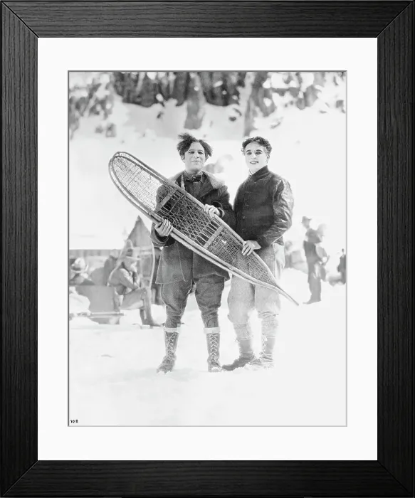 Framed Print : Charlie Chaplin with Sid Grauman Framed Print : Charlie Chaplin with Sid Grauman