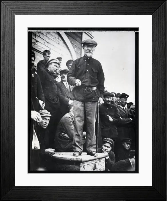 Framed Print : Kalinin Among Builders Of Electric Plant Framed Print : Kalinin Among Builders Of Electric Plant