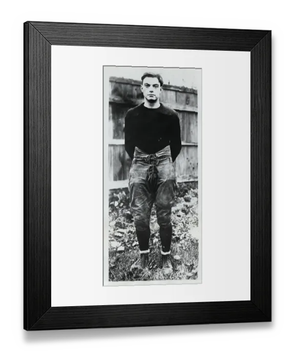 Framed Print : Notre Dame Football Player Framed Print : Notre Dame Football Player