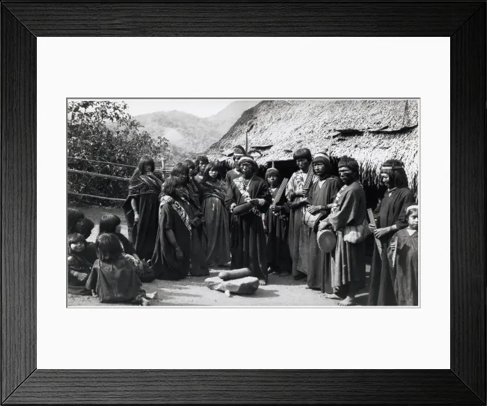 Framed Print : Indians In Brazil, Marriage Ceremony Framed Print : Indians In Brazil, Marriage Ceremony
