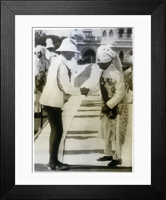 Framed Print : Prince Of Wales In India Framed Print : Prince Of Wales In India