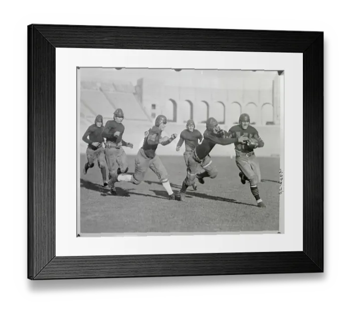 Framed Print : Football Players of University Santa Clara Framed Print : Football Players of University Santa Clara