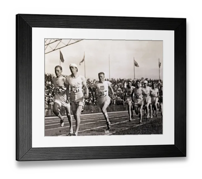 Framed Print : Runners Finish Olympic Race Framed Print : Runners Finish Olympic Race