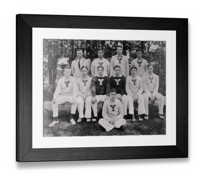 Framed Print : 1924 Yale University Crew Team Framed Print : 1924 Yale University Crew Team