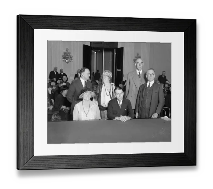 Framed Print : Hearing of the Bloom Bill Framed Print : Hearing of the Bloom Bill