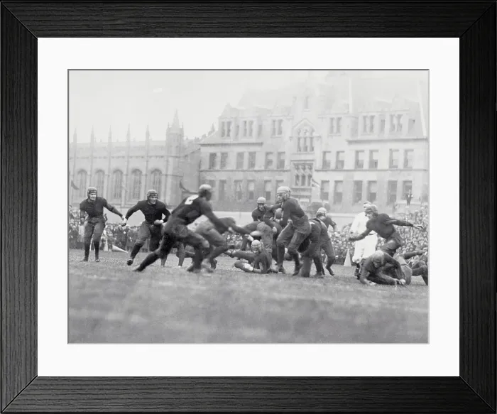 Framed Print : Red Grange Carrying Football Framed Print : Red Grange Carrying Football