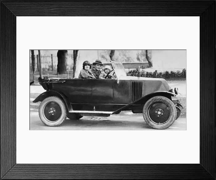 Framed Print : The Fitzgeralds Going for a Drive Framed Print : The Fitzgeralds Going for a Drive
