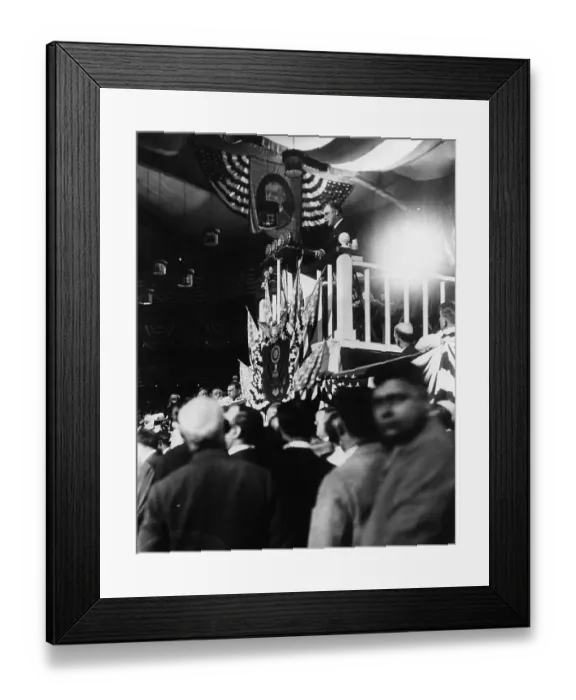 Framed Print : FDR Making the Nomination Speech for Al Smith Framed Print : FDR Making the Nomination Speech for Al Smith