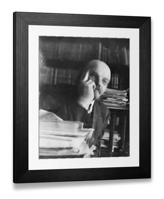 Framed Print : Vladimir Lenin Being Interviewed Framed Print : Vladimir Lenin Being Interviewed
