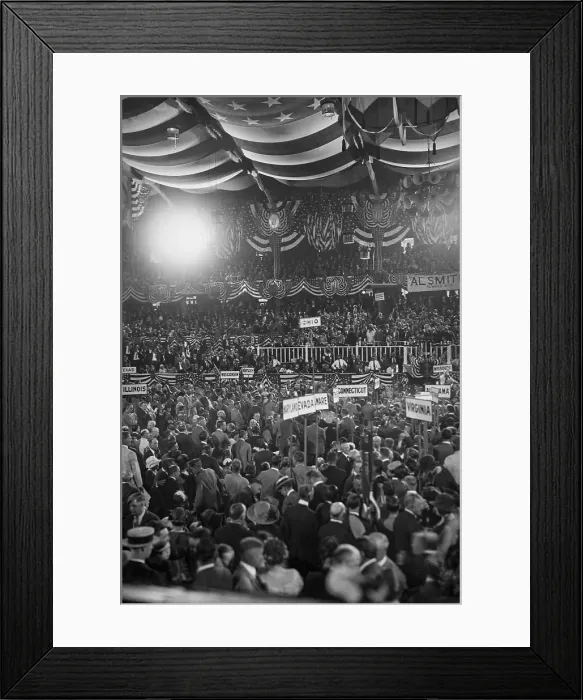 Framed Print : Democratic Nat'L Convention / Madison Squa Framed Print : Democratic Nat'L Convention / Madison Squa