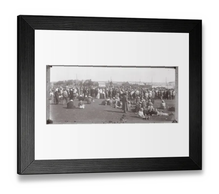 Framed Print : Villagers Gathered for Tribute to Revolutionary Army Framed Print : Villagers Gathered for Tribute to Revolutionary Army