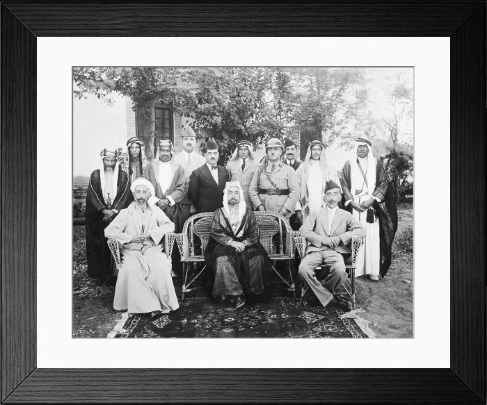 Framed Print : The King of Iraq and His Brothers