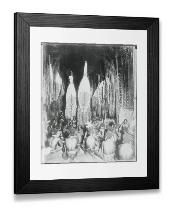 Framed Print : Novitiates Participating in Initiation Ceremony Framed Print : Novitiates Participating in Initiation Ceremony