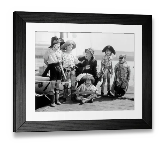 Framed Print : Our Gang in The Buccaneers Framed Print : Our Gang in The Buccaneers