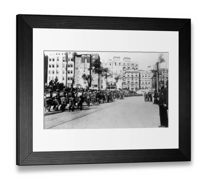 Framed Print : Turkish Army Re-Enters Constantinople Framed Print : Turkish Army Re-Enters Constantinople