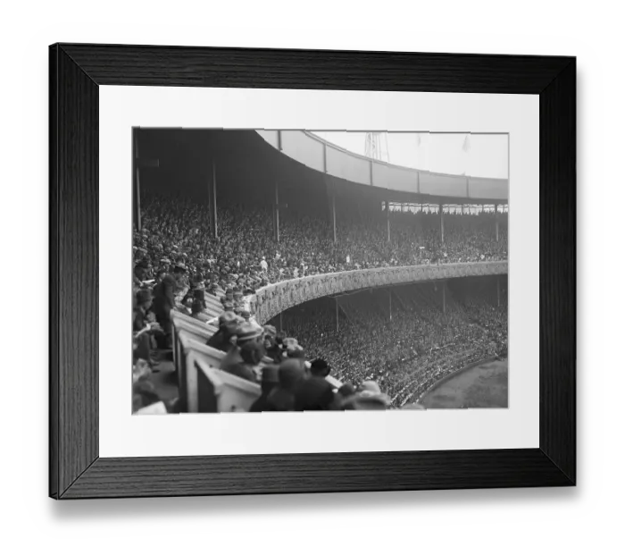 Framed Print : Crowd in Polo Grounds Framed Print : Crowd in Polo Grounds