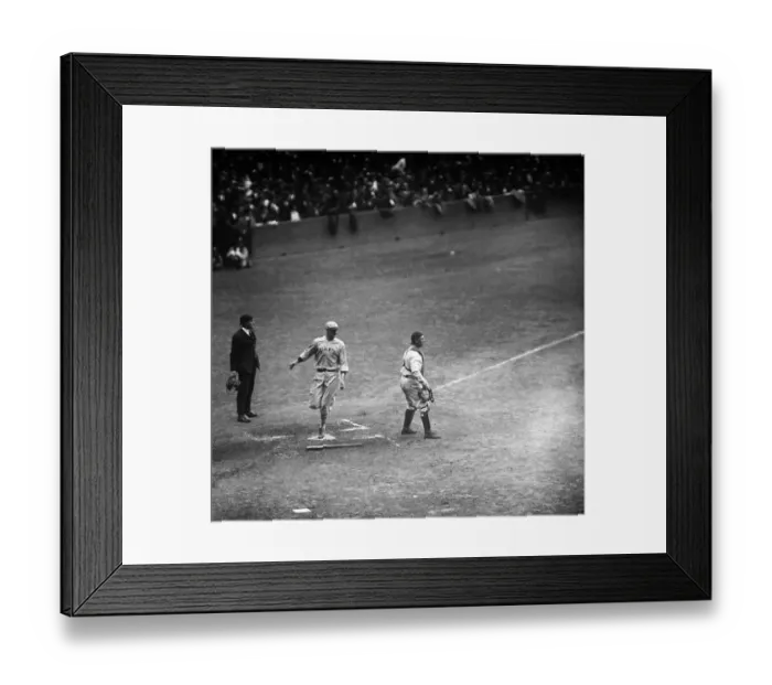 Framed Print : George Kelly During Baseball Play on Field Framed Print : George Kelly During Baseball Play on Field