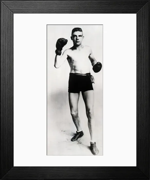 Framed Print : Full Length Of Boxer Young Stribling Framed Print : Full Length Of Boxer Young Stribling