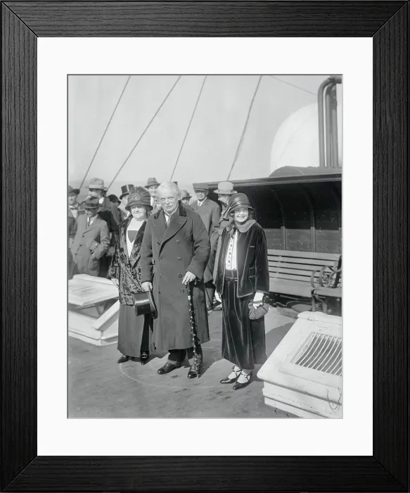 Framed Print : Portrait of David Lloyd George and Family Framed Print : Portrait of David Lloyd George and Family