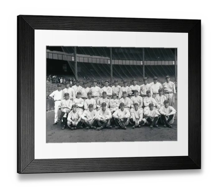 Framed Print : Portrait of the New York Yankees Framed Print : Portrait of the New York Yankees
