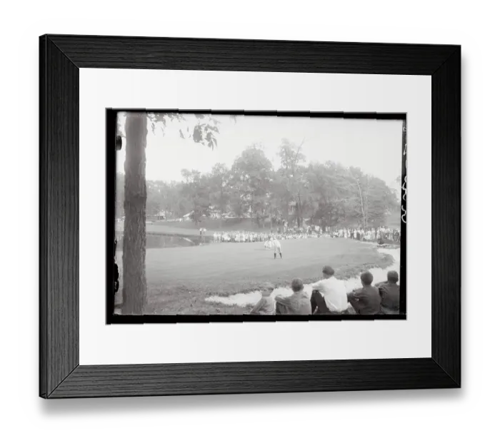 Framed Print : Gene Sarazen Putting Framed Print : Gene Sarazen Putting