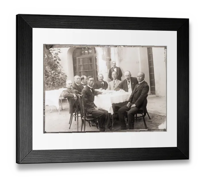 Framed Print : Chinese Trade Delegation at Lunch Framed Print : Chinese Trade Delegation at Lunch