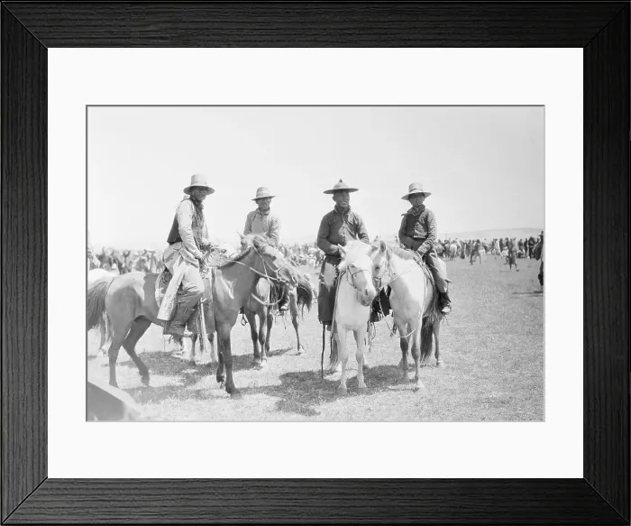 Framed Print : Mongols on Horseback Framed Print : Mongols on Horseback