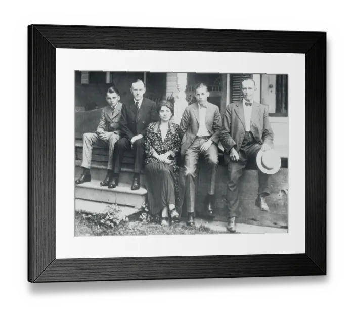 Framed Print : Calvin Coolidge Family Framed Print : Calvin Coolidge Family