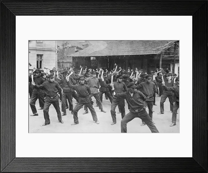 Framed Print : Communists Preparing for Revolt in Sofia Streets Framed Print : Communists Preparing for Revolt in Sofia Streets