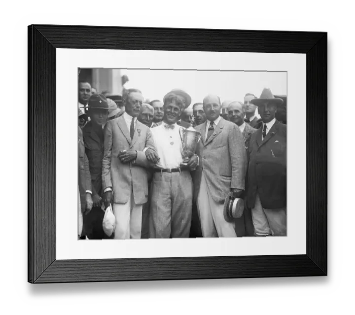 Framed Print : Golf Champion Bobby Jones with Others Framed Print : Golf Champion Bobby Jones with Others