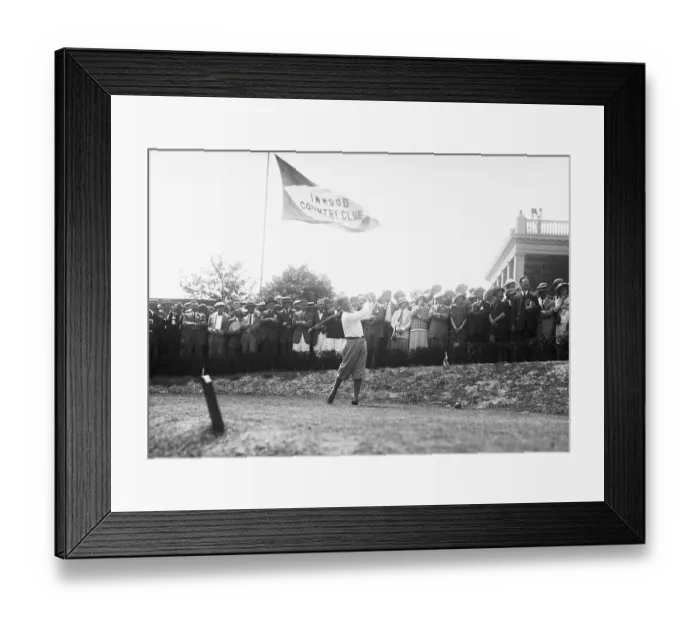Framed Print : Bobby Jones Golfing in U.S. Open Framed Print : Bobby Jones Golfing in U.S. Open