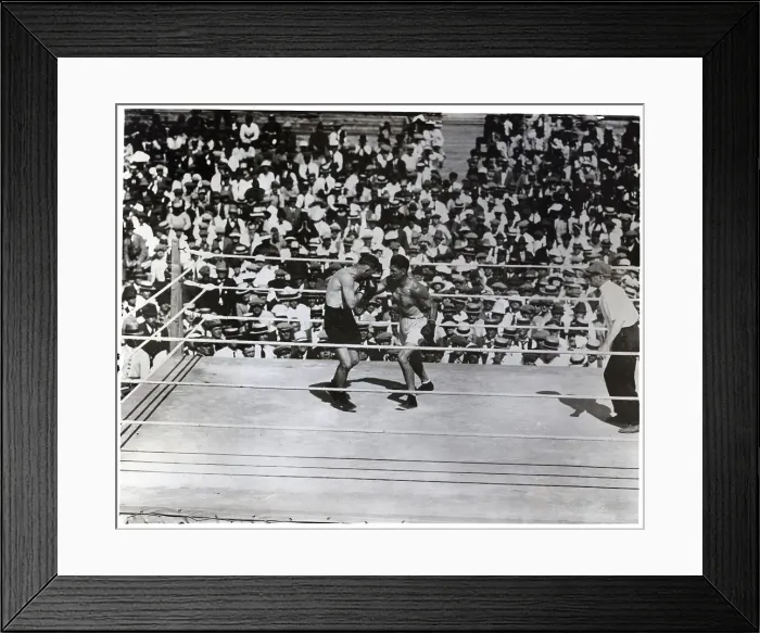 Framed Print : Jack Dempsey-Gibbons Fight Framed Print : Jack Dempsey-Gibbons Fight