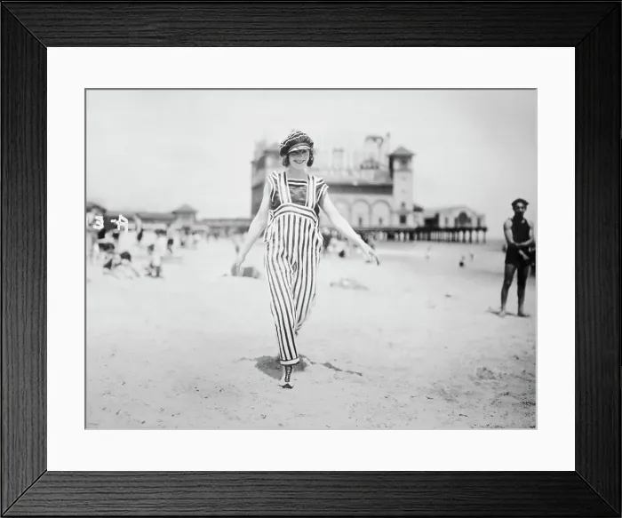Framed Print : Elsie Norrie Modeling Outfit Framed Print : Elsie Norrie Modeling Outfit