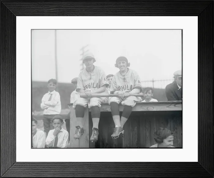 Framed Print : Phillies Girl Baseball Team Opens Season Framed Print : Phillies Girl Baseball Team Opens Season