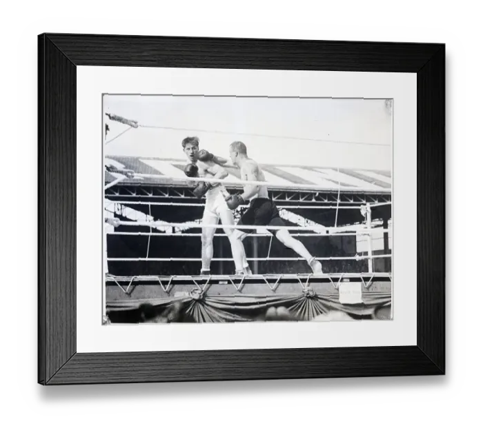 Framed Print : Georges Carpentier Versus Marcel Nilles Framed Print : Georges Carpentier Versus Marcel Nilles
