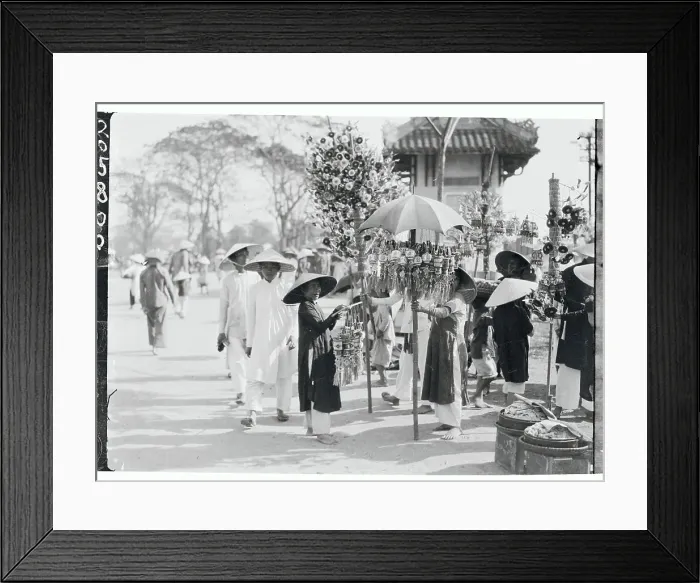 Framed Print : Indochinese Marketplace Framed Print : Indochinese Marketplace