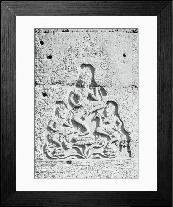 Framed Print : Cambodian Artwork