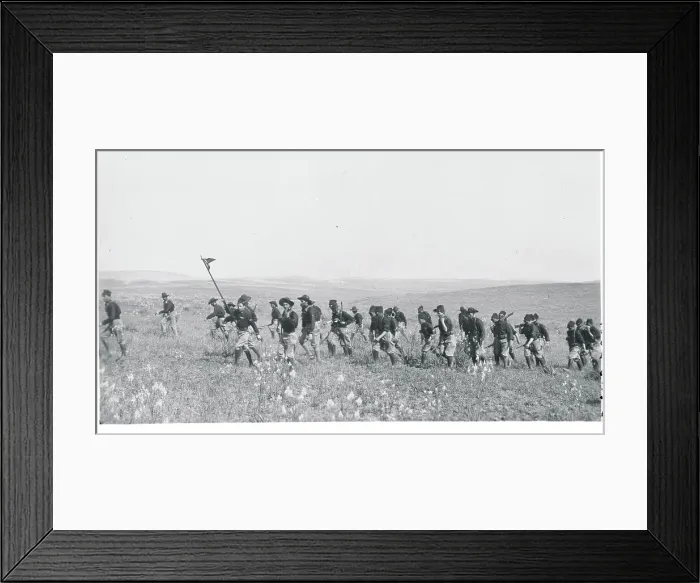 Framed Print : Fascist Troops Marching
