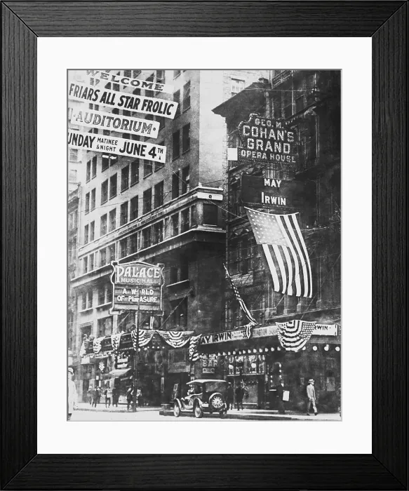 Framed Print : Exterior of George M. Cohan's Opera House Framed Print : Exterior of George M. Cohan's Opera House