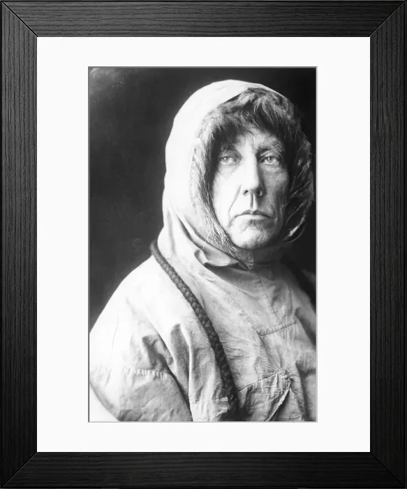 Framed Print : Explorer Roald Amundsen in Snowsuit Framed Print : Explorer Roald Amundsen in Snowsuit