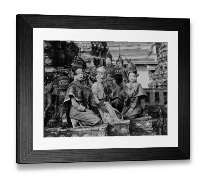 Framed Print : Siamese Royal Ballet Dancers Framed Print : Siamese Royal Ballet Dancers
