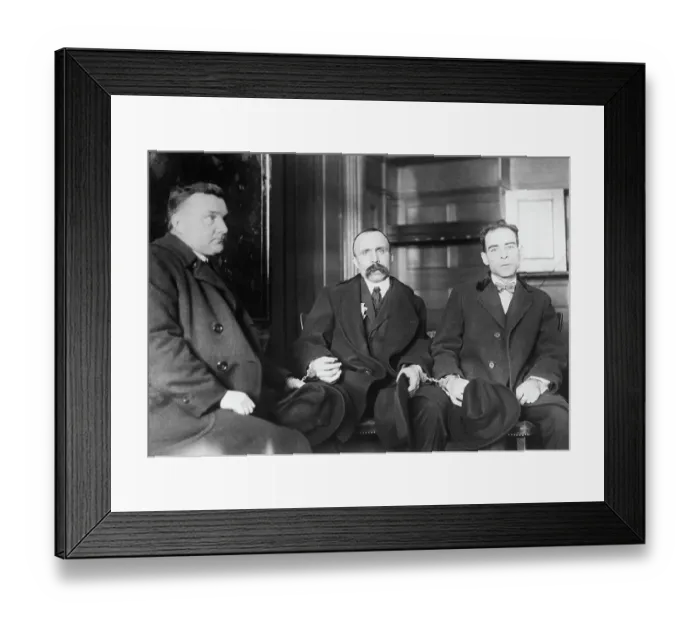 Framed Print : Guard with Bartolomeo Vanzetti and Nicola Sacco Framed Print : Guard with Bartolomeo Vanzetti and Nicola Sacco