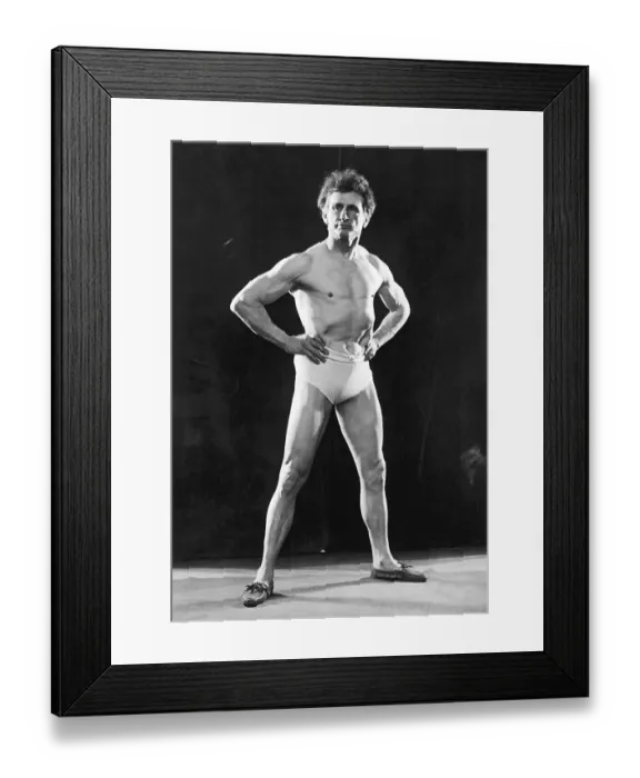 Framed Print : Bernarr Macfadden At Fifty Five Years Framed Print : Bernarr Macfadden At Fifty Five Years