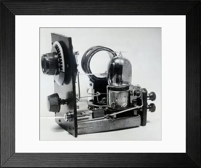 Framed Print : Vacuum Tube in Radio Framed Print : Vacuum Tube in Radio