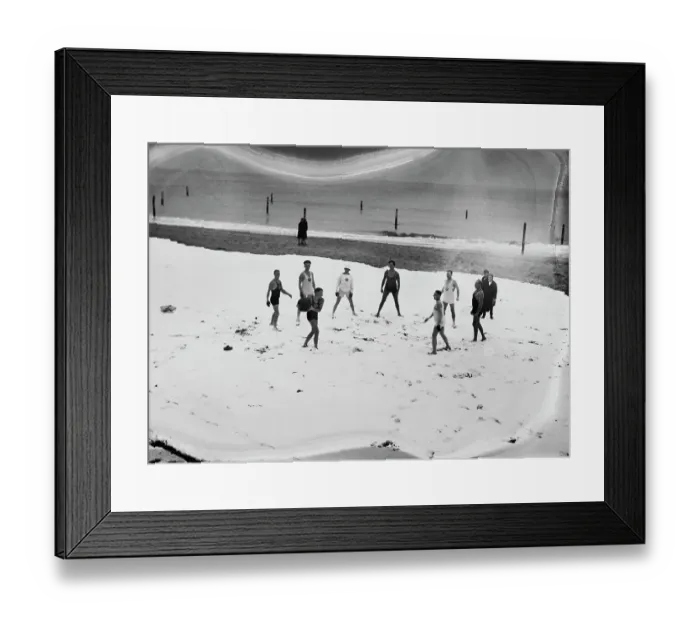 Framed Print : Ball Game at the Beach Framed Print : Ball Game at the Beach